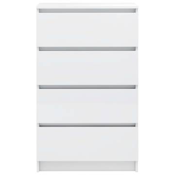 High Gloss White Sideboard 60x35x98.5 cm | HipoMarket