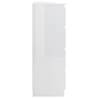 High Gloss White Sideboard 60x35x98.5 cm | HipoMarket