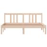 Solid Wood King Size Bed Frame 150x200 cm - Hipomarket