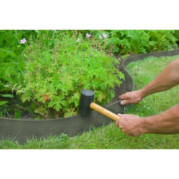 Nature Garden Border Edging | Textured Grey 0.12x12m