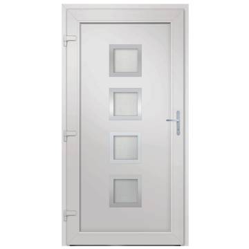 Front Door Anthracite 98x190 cm PVC - Enhance Your Home's Security