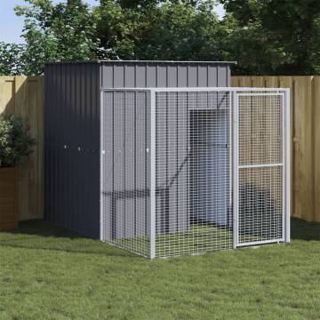 Durable Chicken Cage with Run - Galvanised Steel 165x251 cm