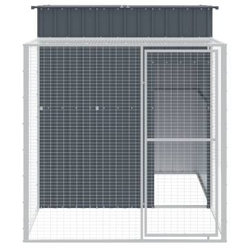 Durable Chicken Cage with Run - Galvanised Steel 165x251 cm