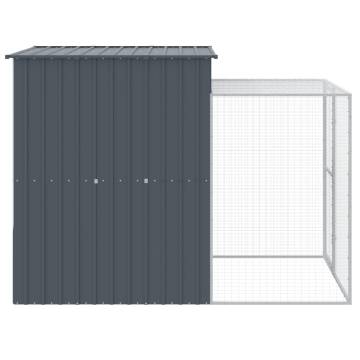 Durable Chicken Cage with Run - Galvanised Steel 165x251 cm