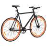 Fixed Gear Bike Black & Orange 700c 51 cm | Hipomarket