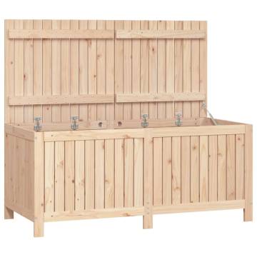 Garden Storage Box 147x68x64 cm - Solid Pine Wood