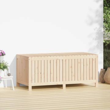 Garden Storage Box 147x68x64 cm - Solid Pine Wood