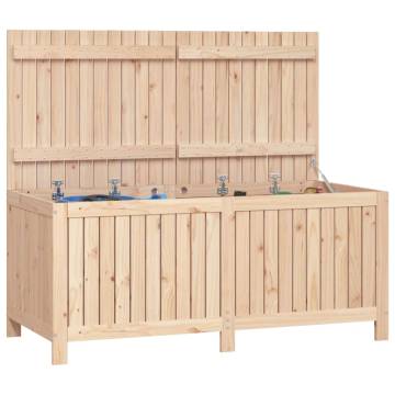 Garden Storage Box 147x68x64 cm - Solid Pine Wood