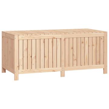 Garden Storage Box 147x68x64 cm - Solid Pine Wood