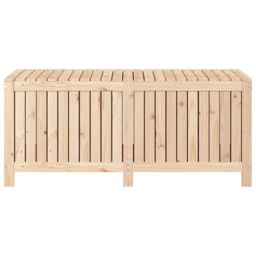 Garden Storage Box 147x68x64 cm - Solid Pine Wood