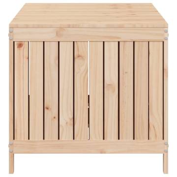 Garden Storage Box 147x68x64 cm - Solid Pine Wood