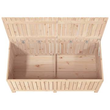 Garden Storage Box 147x68x64 cm - Solid Pine Wood