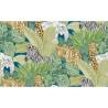 Noordwand Jungle Animals Wallpaper - Good Vibes Green & Black