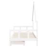 Kids Bed Frame with Drawers White 90x200 cm | Hipo Market