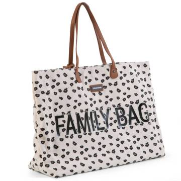 CHILDHOME Family Bag Canvas Leopard | Stylish & Spacious