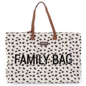 CHILDHOME Family Bag Canvas Leopard | Stylish & Spacious