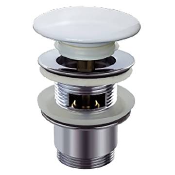 SCHÜTTE Design Drain Valve Cap 1¼x65mm - White | HipoMarket