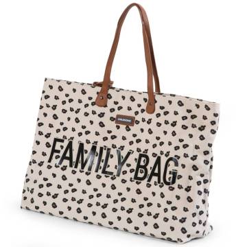 CHILDHOME Family Bag Canvas Leopard | Stylish & Spacious