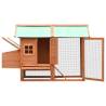 Chicken Cage Solid Pine & Fir Wood - Quality Hutch for Chickens