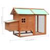 Chicken Cage Solid Pine & Fir Wood - Quality Hutch for Chickens