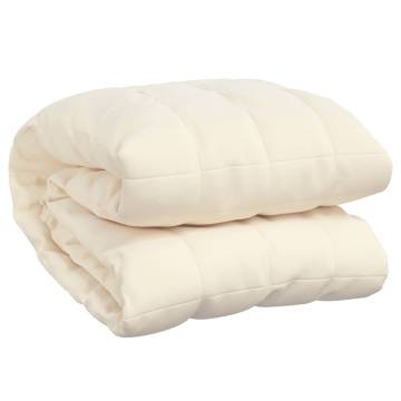 Weighted Blanket Light Cream 220x230 cm King - 15 kg Comfort