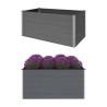 Garden Raised Bed Grey 200x100x91 cm WPC Colour grey Size 200 x 100 x 91 cm Quantity in Package 1 