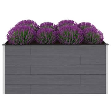 Garden Raised Bed Grey 200x100x91 cm WPC - Durable and Stylish