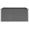 Garden Raised Bed Grey 200x100x91 cm WPC - Durable and Stylish