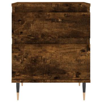 Stylish Smoked Oak Bedside Cabinet - Perfect for Any Room