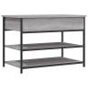 Shoe Bench Grey Sonoma - 70x42.5x50 cm Engineered Wood