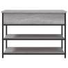 Shoe Bench Grey Sonoma - 70x42.5x50 cm Engineered Wood