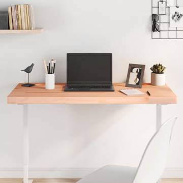 Solid Wood Beech Desk Top 100x50x4 cm - Hipomarket