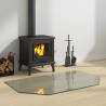 Fireplace Glass Plate Hexagon 100x60 cm Size 100 x 60 cm Quantity in Package 1 