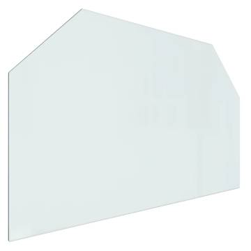 Fireplace Glass Plate Hexagon 100x60 cm | Hipo Market