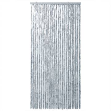 Fly Curtain White and Grey 100x200 cm | Insect Protection