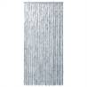 Fly Curtain White and Grey 100x200 cm | Insect Protection