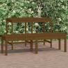 2-Seater Garden Bench Honey Brown 159.5x44x45 cm Solid Wood Pine Colour honey brown pine Size 159.5 x 44 x 45 cm Quantity in Package 1 Number of 