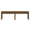 2-Seater Garden Bench - Honey Brown Solid Pine - Hipomarket