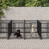 Outdoor Dog Kennel Steel 16.89 m² - Secure & Comfortable