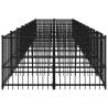 Outdoor Dog Kennel Steel 16.89 m² - Secure & Comfortable