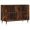 Stylish Smoked Oak TV Cabinet - 69.5x30x50 cm Engineered Wood