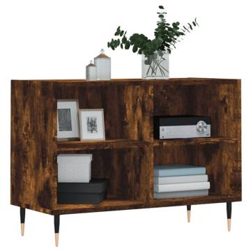 Stylish Smoked Oak TV Cabinet - 69.5x30x50 cm Engineered Wood