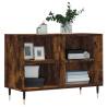 Stylish Smoked Oak TV Cabinet - 69.5x30x50 cm Engineered Wood