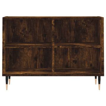 Stylish Smoked Oak TV Cabinet - 69.5x30x50 cm Engineered Wood