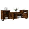 TV Cabinet Smoked Oak 160x35x55 cm | Stylish Storage Solution