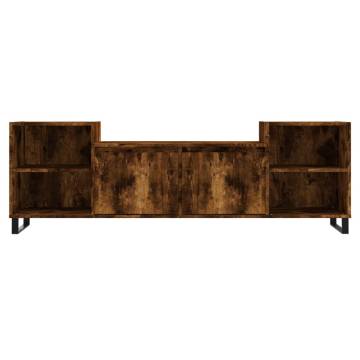 TV Cabinet Smoked Oak 160x35x55 cm | Stylish Storage Solution