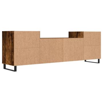 TV Cabinet Smoked Oak 160x35x55 cm | Stylish Storage Solution