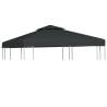 Gazebo Cover Canopy Replacement 310 g / m² Dark Grey 3 x 3 m Colour dark grey Size 3 x 3 m Quantity in Package 1 