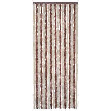 Fly Curtain Beige & Light Brown 100x230 cm - Insect Protection