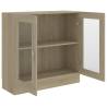 Vitrine Cabinet Sonoma Oak - Stylish & Durable Storage Solution